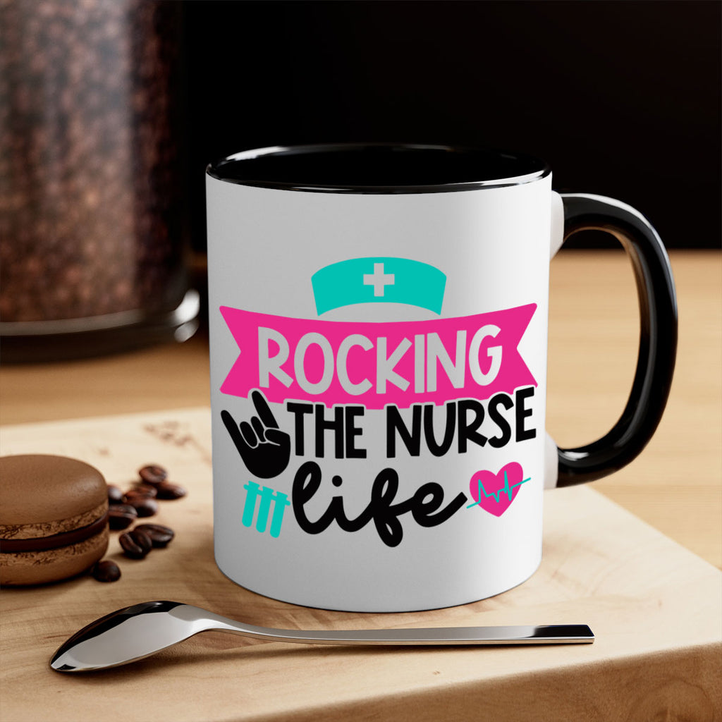 Rocking The Nurse Life Style Style 54#- nurse-Mug / Coffee Cup