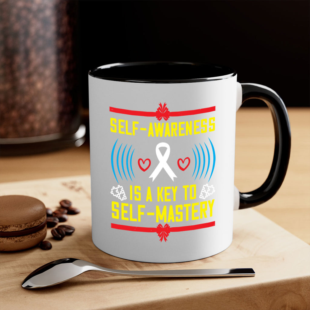 Self wareness is a key to self mastery Style 32#- Self awareness-Mug / Coffee Cup