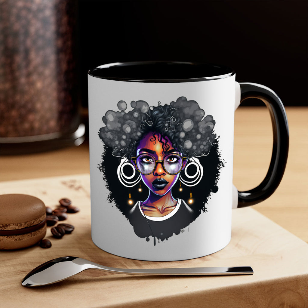 Sparkling Black Girl Design 10#- Black women - Girls-Mug / Coffee Cup