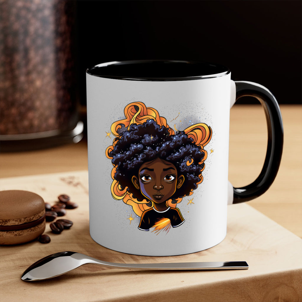Sparkling Black Girl Design 12#- Black women - Girls-Mug / Coffee Cup