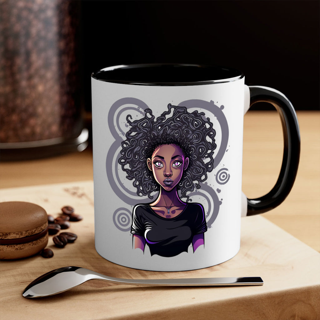 Sparkling Black Girl Design 14#- Black women - Girls-Mug / Coffee Cup