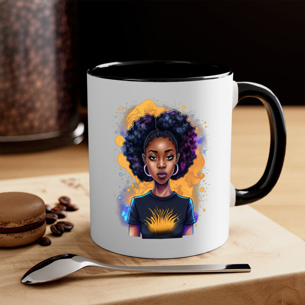 Sparkling Black Girl Design 15#- Black women - Girls-Mug / Coffee Cup