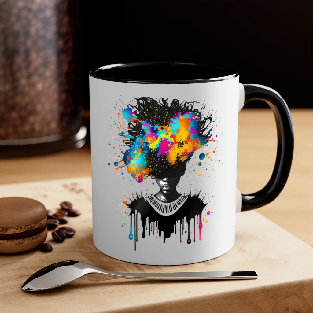 Sparkling Black Girl Design 16#- Black women - Girls-Mug / Coffee Cup