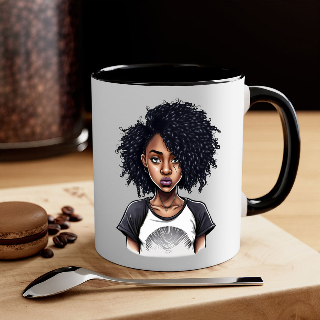 Sparkling Black Girl Design 18#- Black women - Girls-Mug / Coffee Cup
