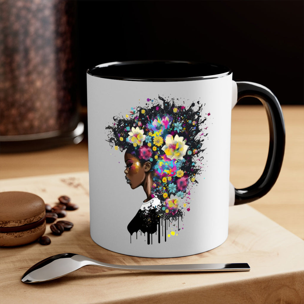 Sparkling Black Girl Design 2#- Black women - Girls-Mug / Coffee Cup