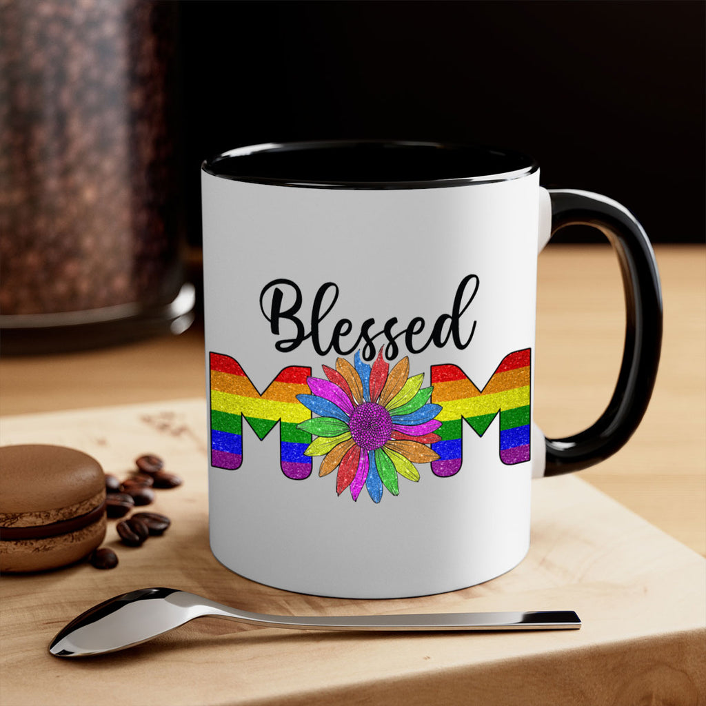 Sunflower Lgbt Blessed Mom  51#- lgbt-Mug / Coffee Cup
