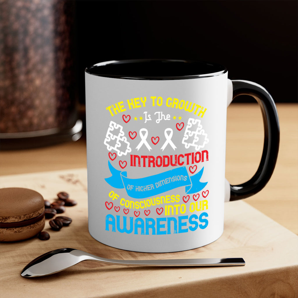 The key to growth is the introduction of higher dimensions Style 20#- Self awareness-Mug / Coffee Cup