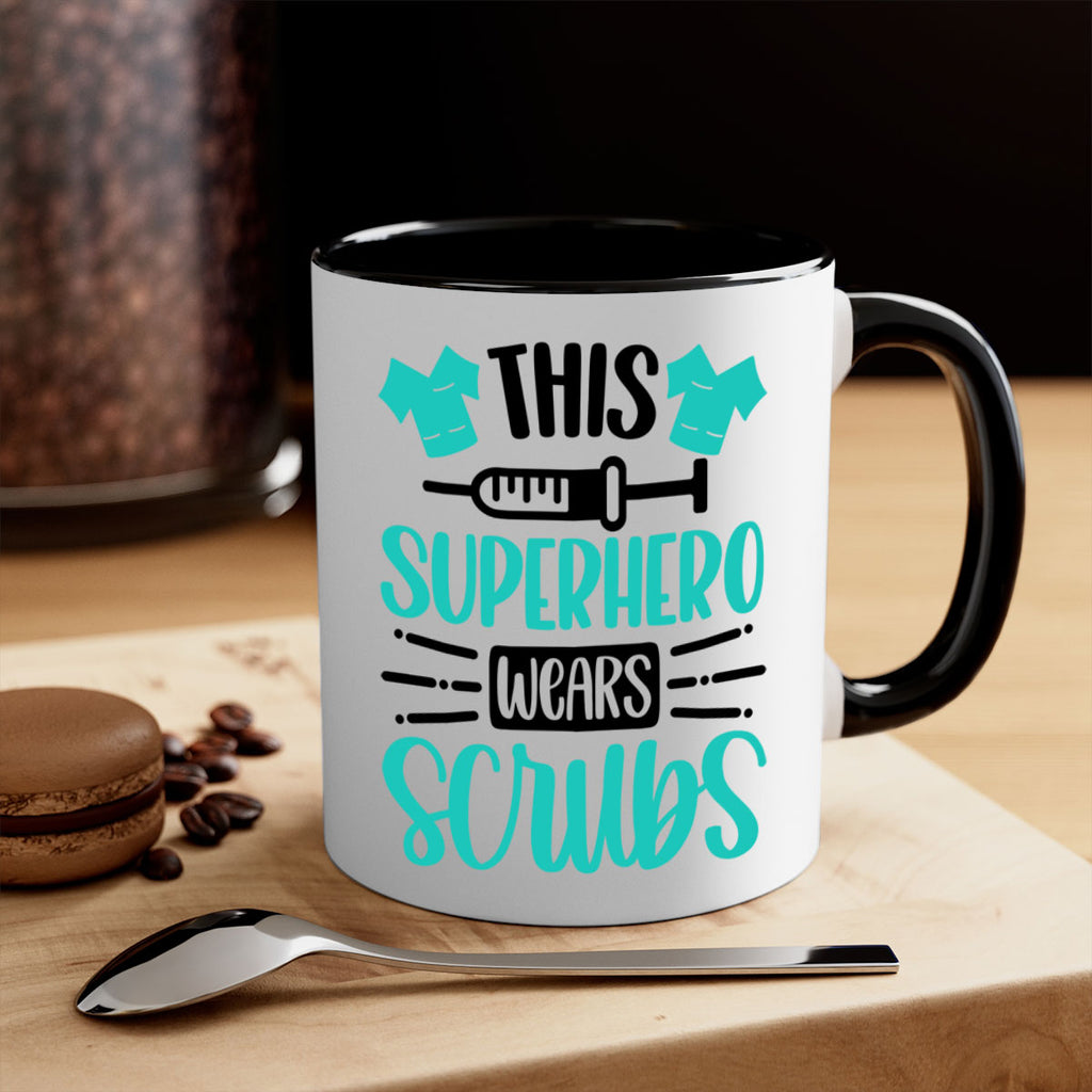 This Superhero Wears Style Style 18#- nurse-Mug / Coffee Cup