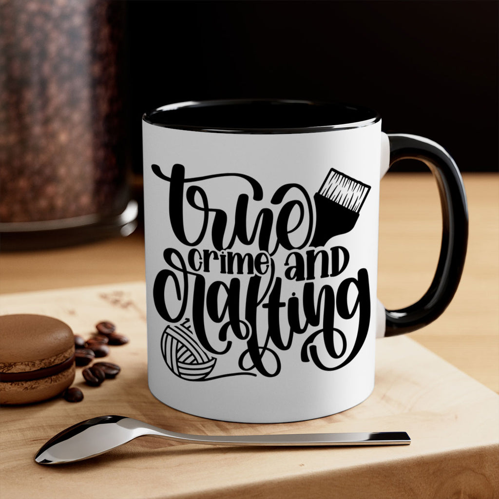 True Crime And Crafting 3#- crafting-Mug / Coffee Cup
