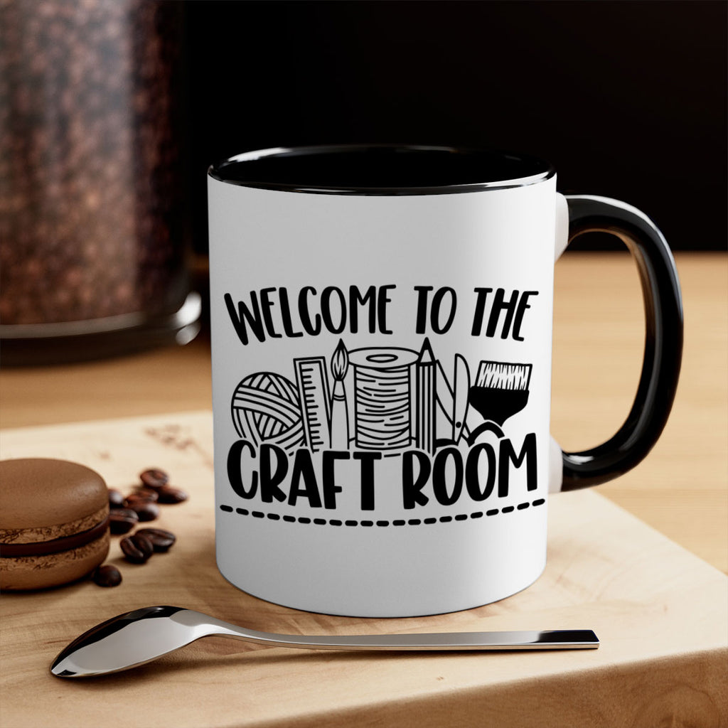 Welcome To the Craft Room 1#- crafting-Mug / Coffee Cup