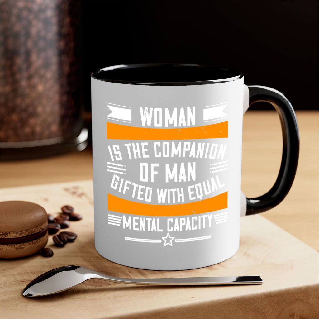 Woman is the companion of man gifted with equal mental capacity Style 15#- World Health-Mug / Coffee Cup