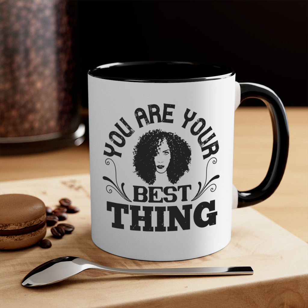 You are your best thing Style 9#- Afro - Black-Mug / Coffee Cup