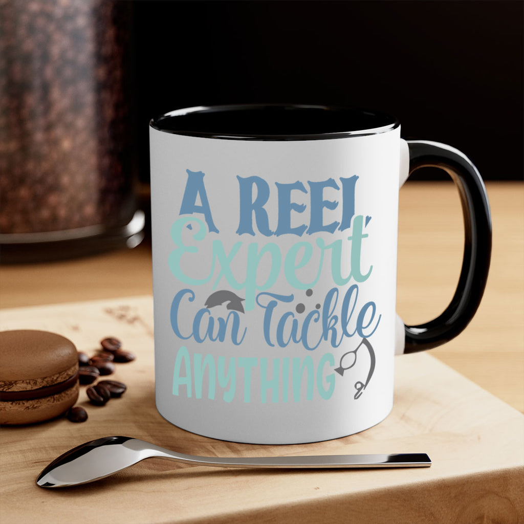 a reel expert can tackle anything 227#- fishing-Mug / Coffee Cup