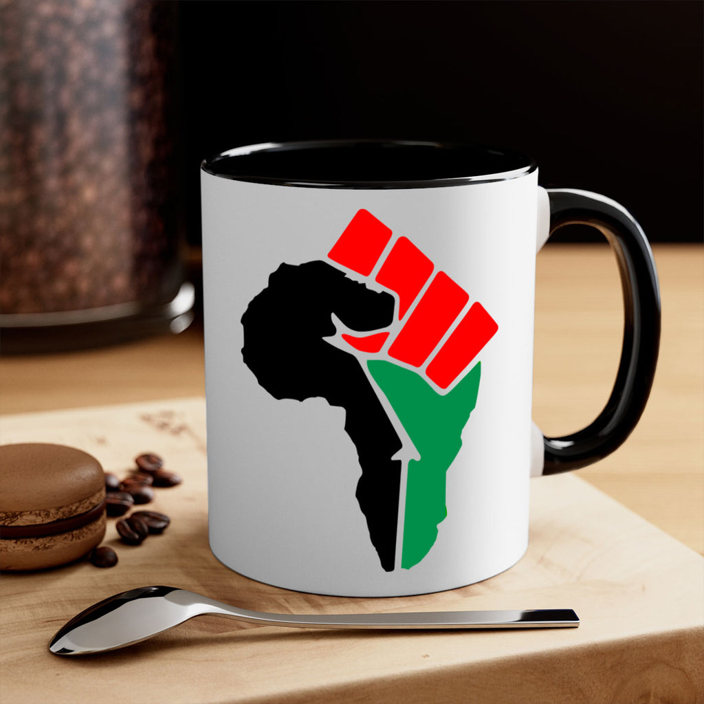 african power fist 274#- black words - phrases-Mug / Coffee Cup