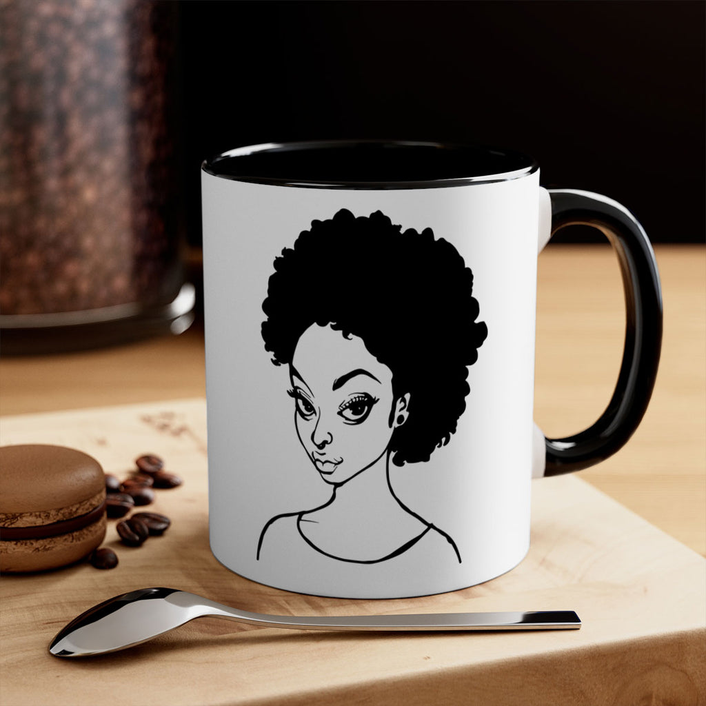 afro woman girl lady 68#- Black women - Girls-Mug / Coffee Cup