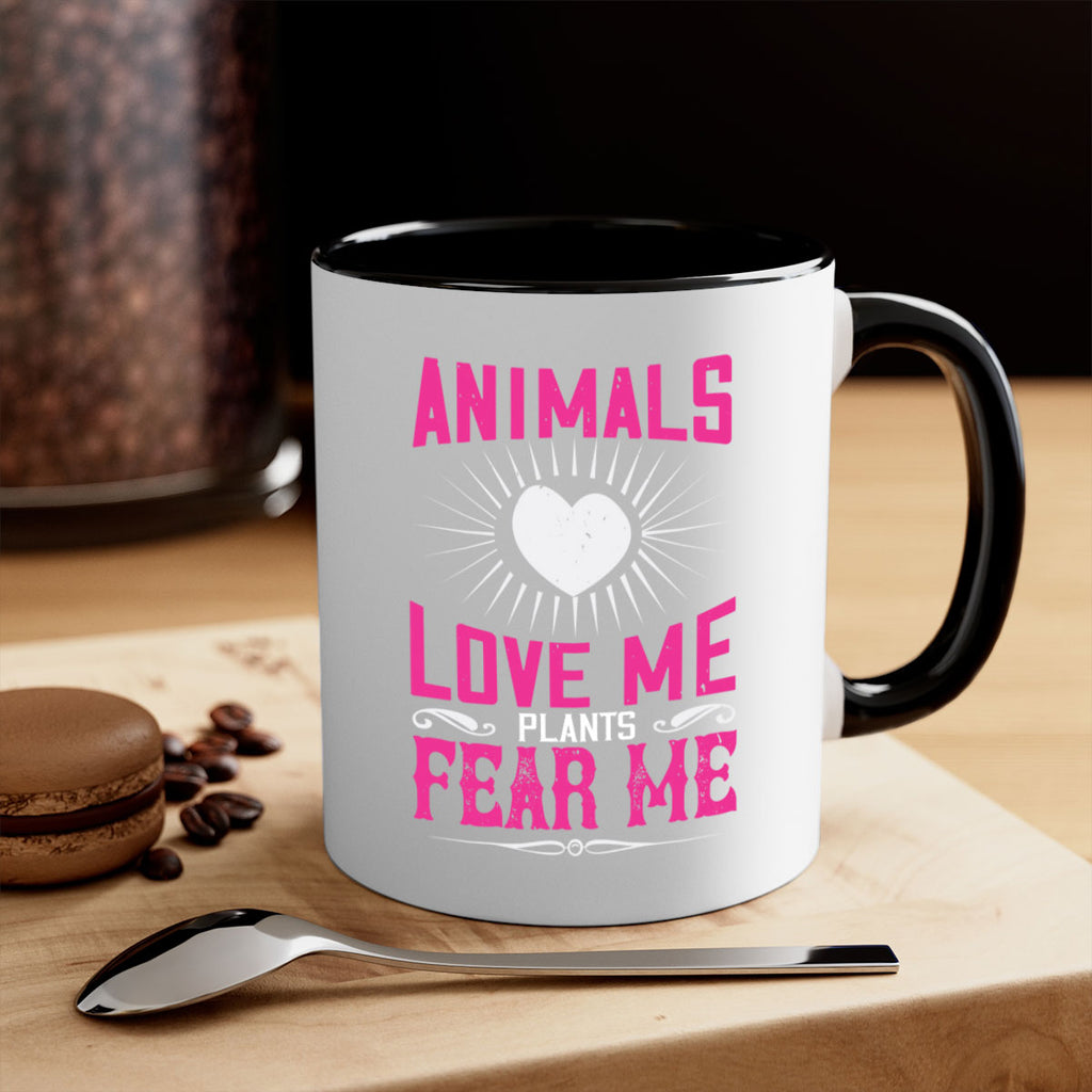 animals love me 102#- vegan-Mug / Coffee Cup