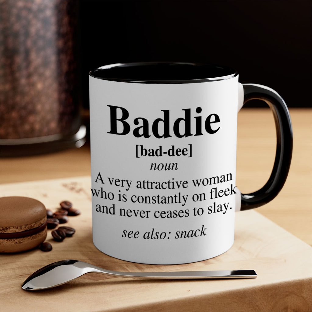 baddie definition 269#- black words - phrases-Mug / Coffee Cup
