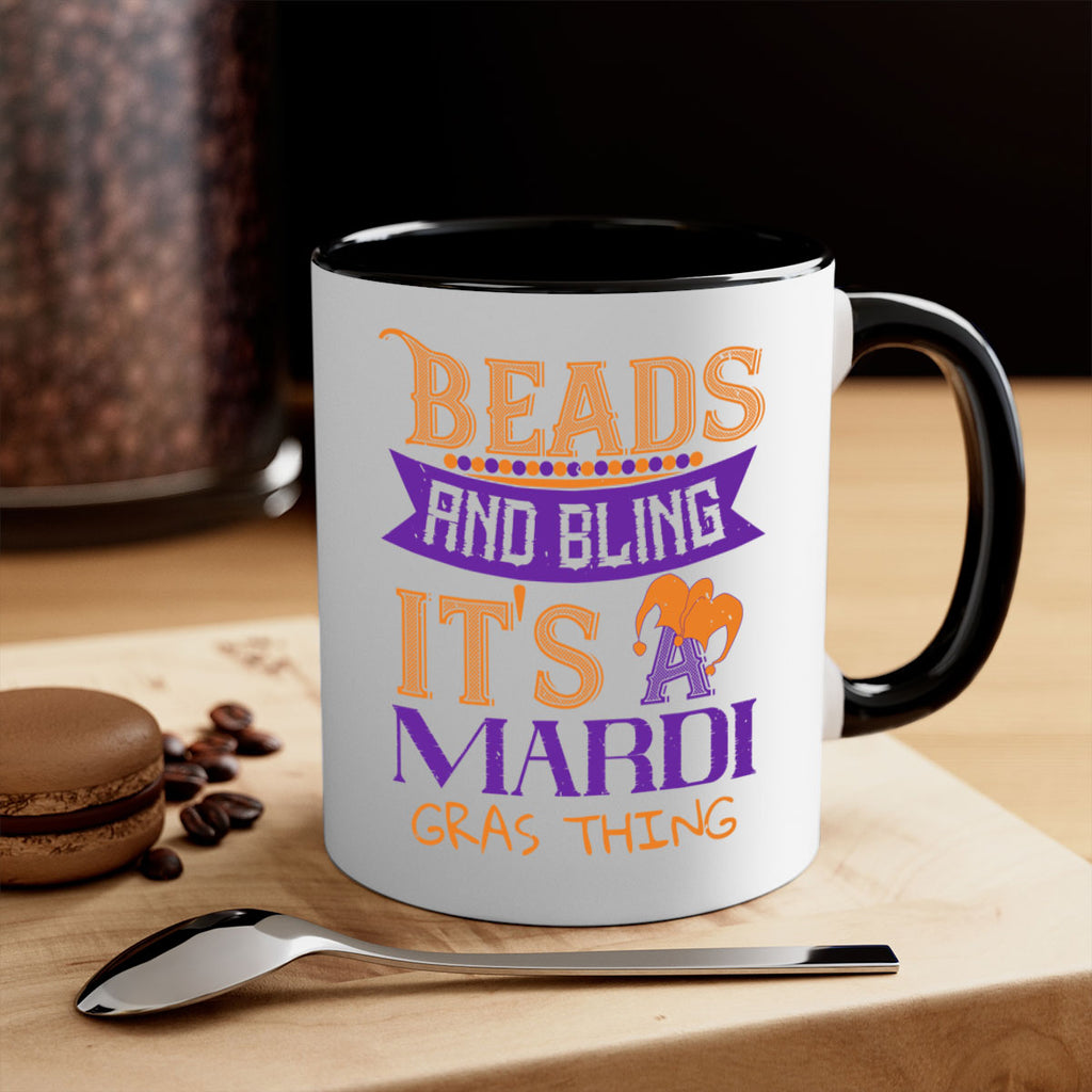 beads and bling its a mardi gras thing 51#- mardi gras-Mug / Coffee Cup