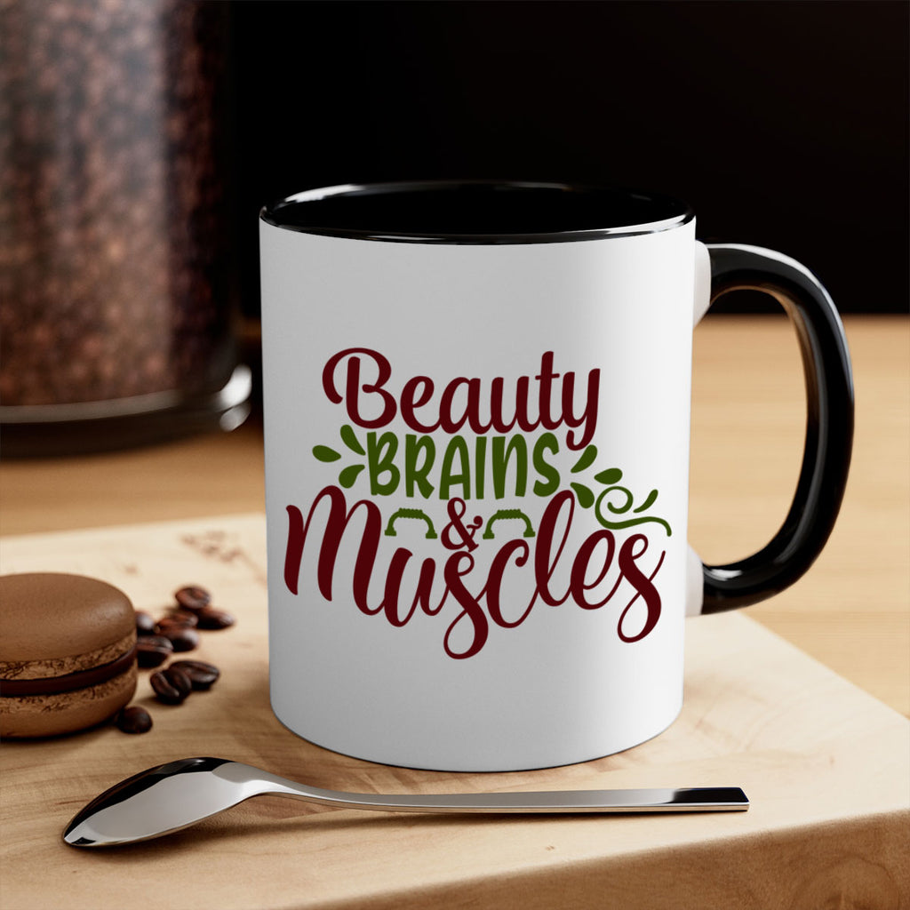 beauty brains muscles 52#- gym-Mug / Coffee Cup