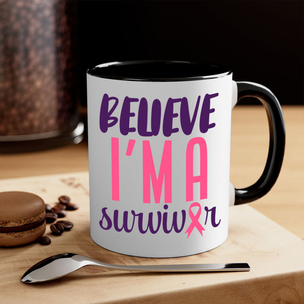 believe im a survivor Style 16#- breast cancer-Mug / Coffee Cup