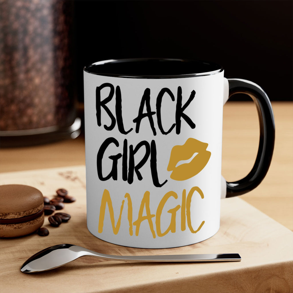 black girl magic lips cocoandbanana 245#- black words - phrases-Mug / Coffee Cup