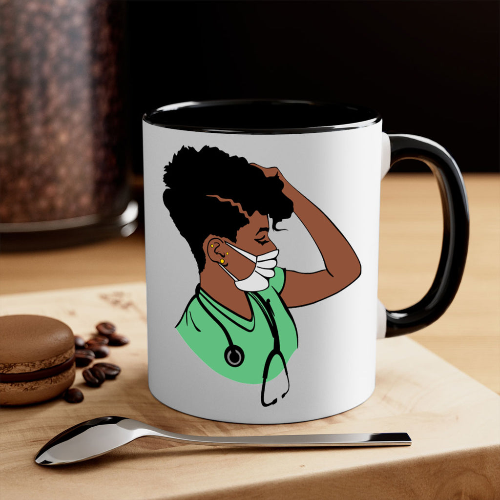 black nurse 2#- Black women - Girls-Mug / Coffee Cup
