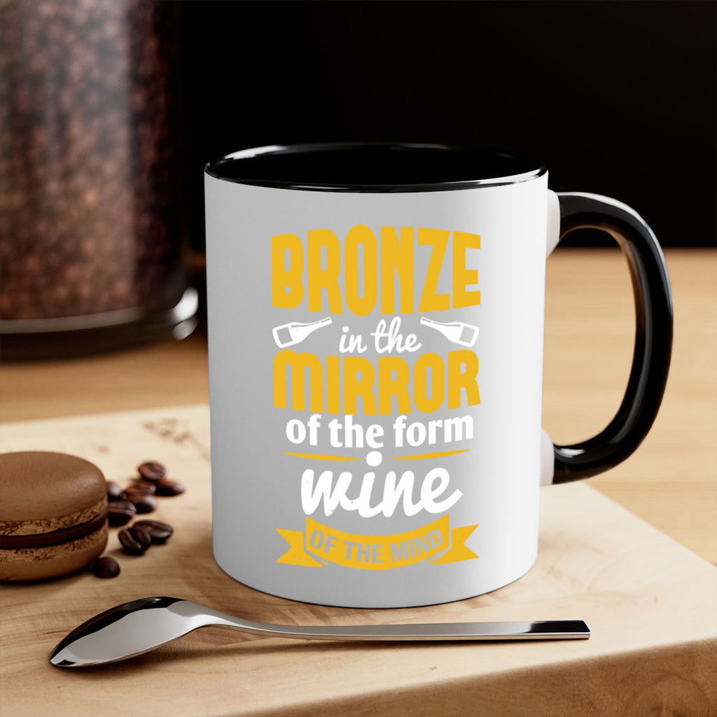 bronze in the mirror of the form wine of the mind 99#- wine-Mug / Coffee Cup