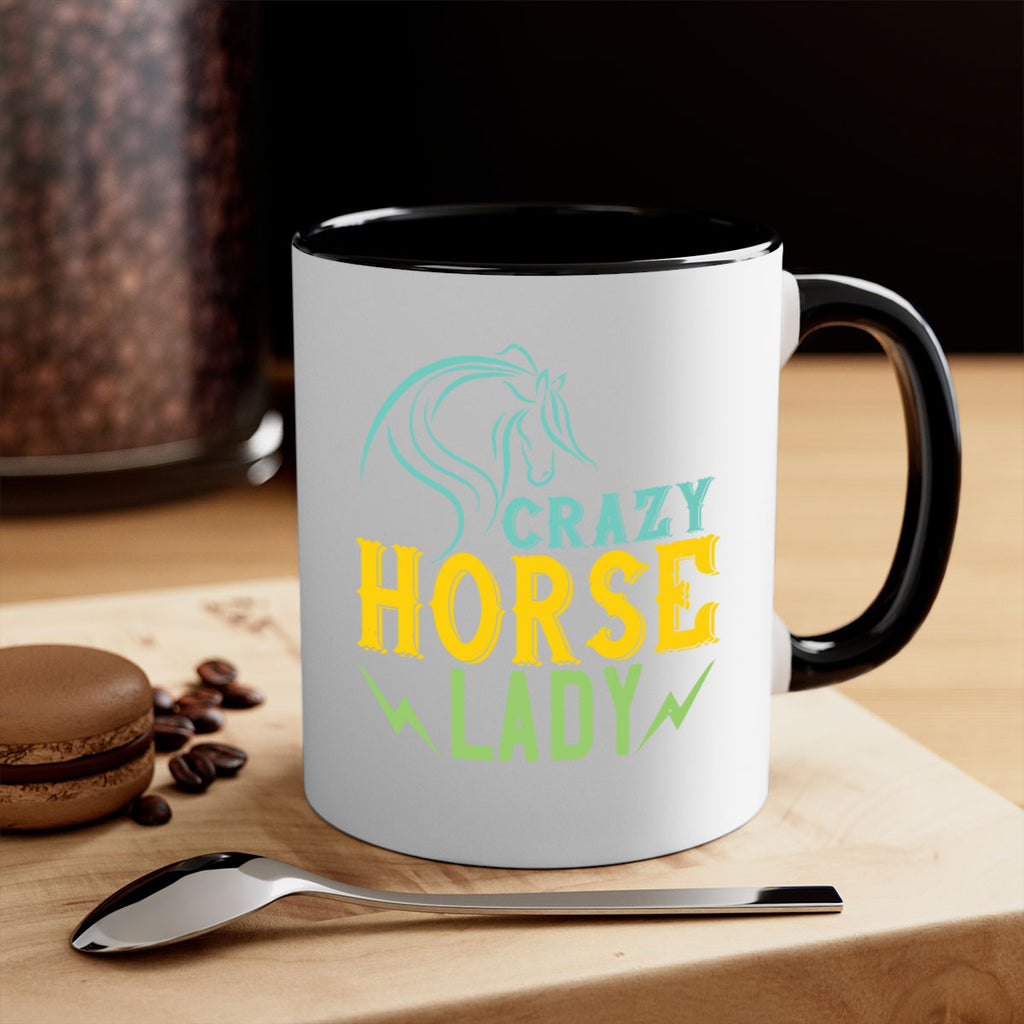 crazy horse lady Style 10#- horse-Mug / Coffee Cup