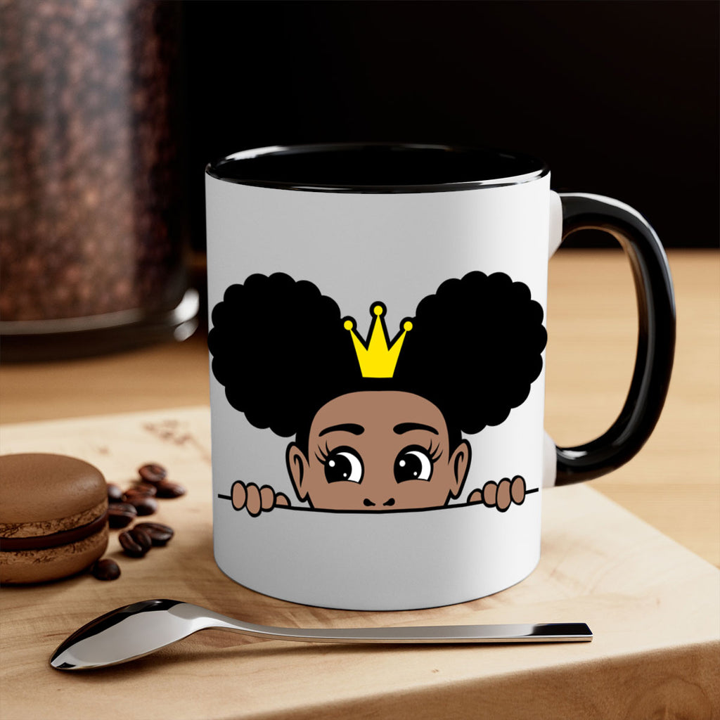 crown afro puffs 51#- Black women - Girls-Mug / Coffee Cup