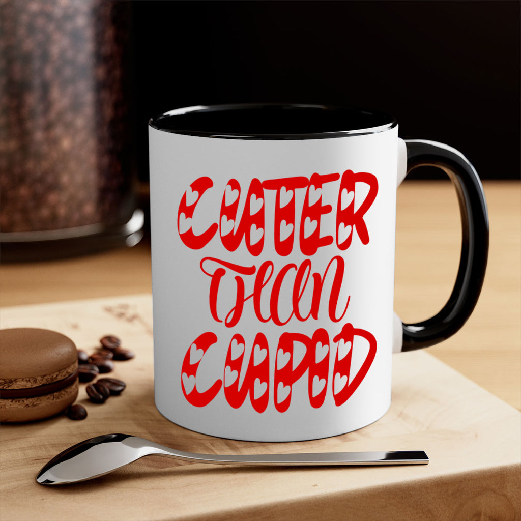 cuter than cupid 79#- valentines day-Mug / Coffee Cup