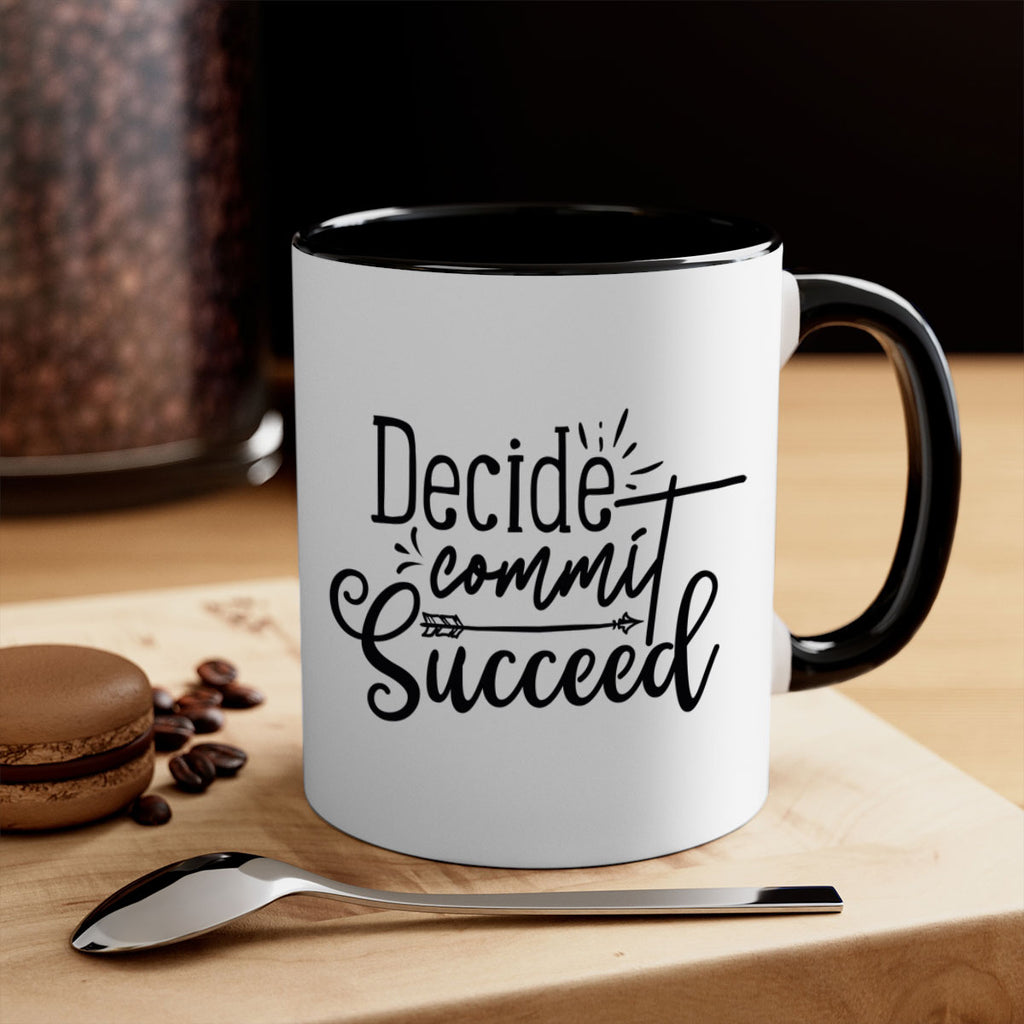 decide commit succeed 50#- gym-Mug / Coffee Cup