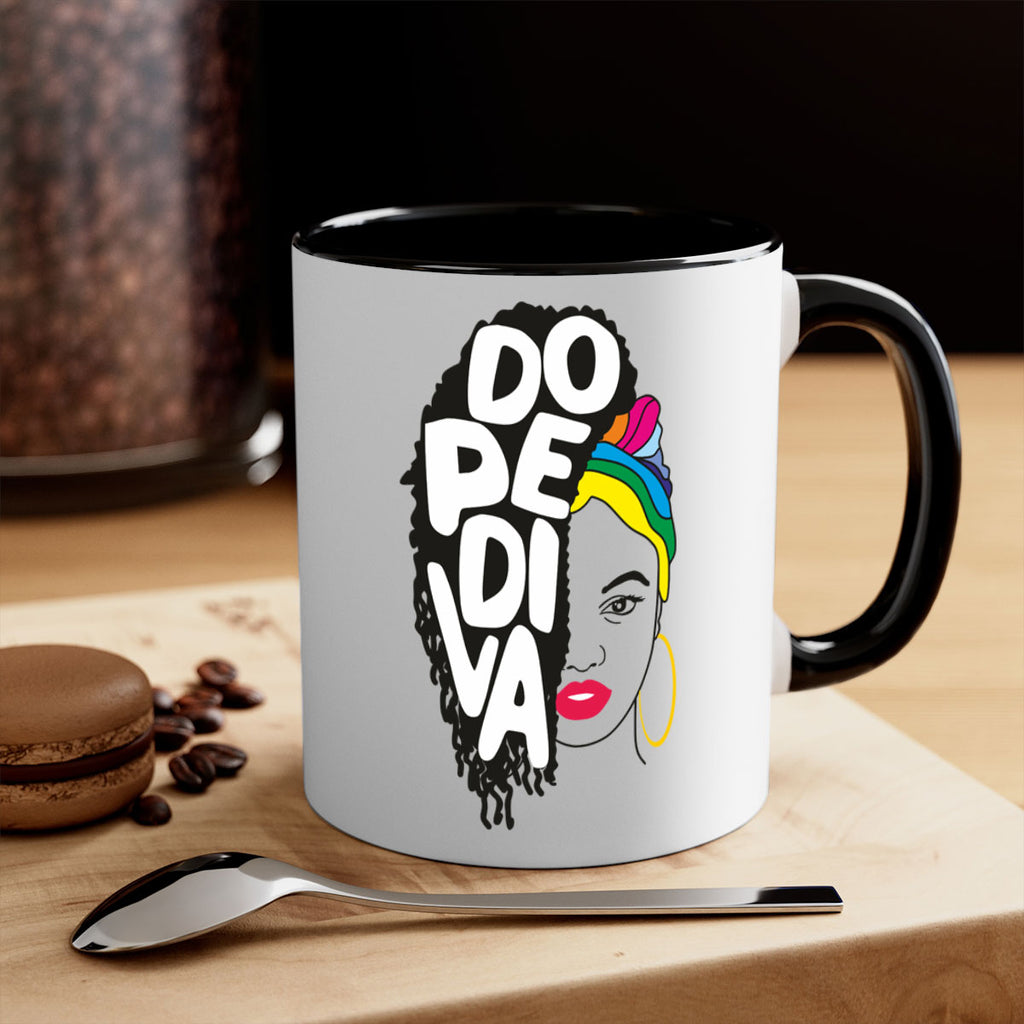dope diva 5#- Black women - Girls-Mug / Coffee Cup