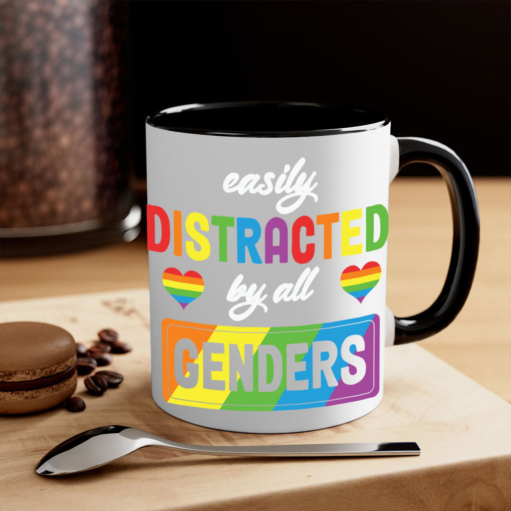 easily distracted by all genders lgbt 142#- lgbt-Mug / Coffee Cup