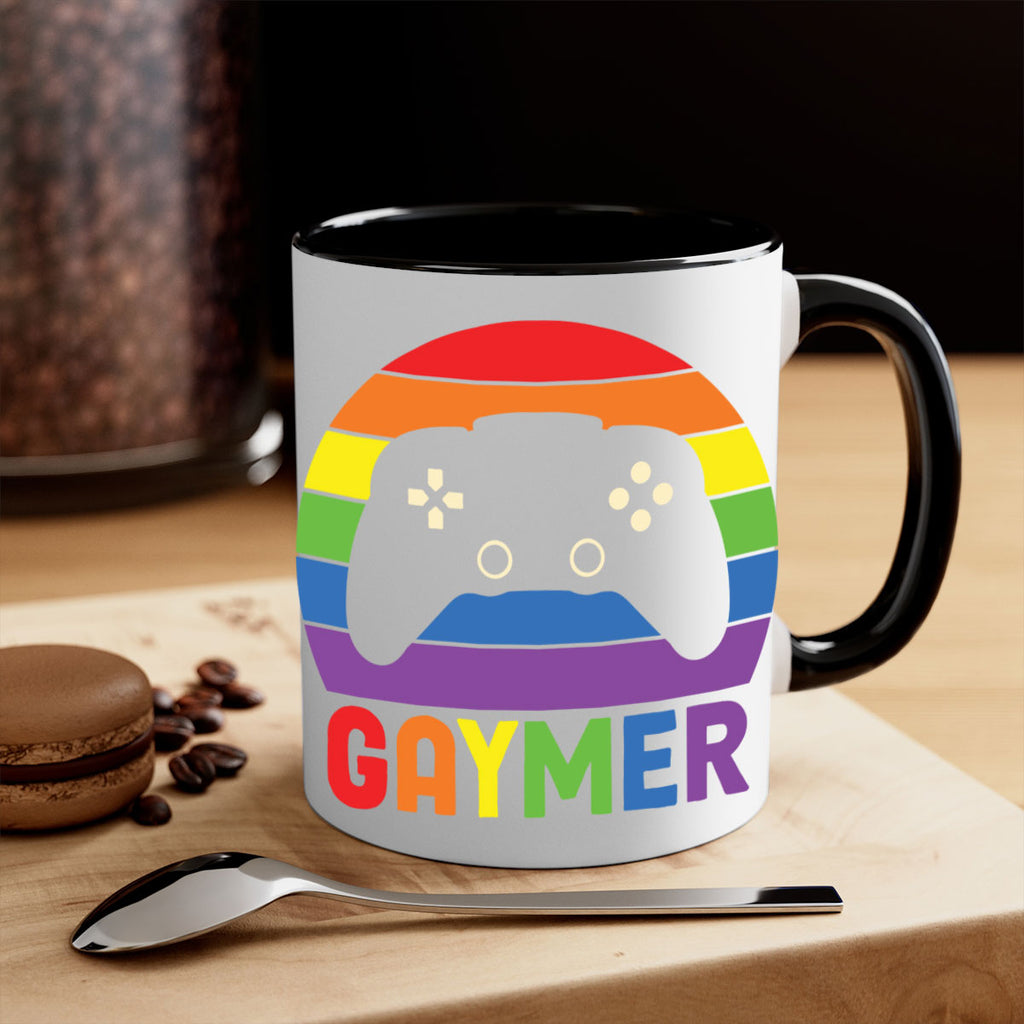 gaymer lgbt gamer rainbow flag lgbt 135#- lgbt-Mug / Coffee Cup