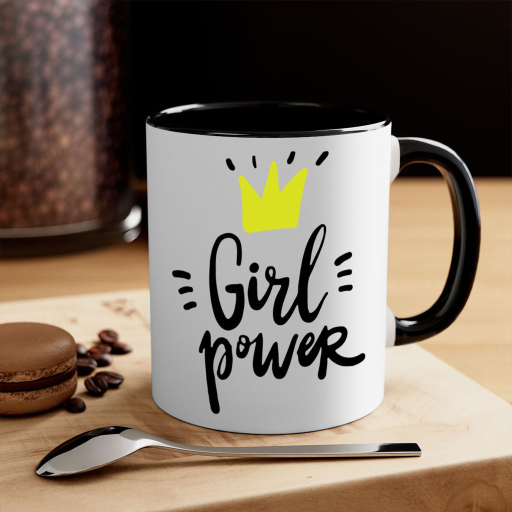 girl power crown 35#- Black women - Girls-Mug / Coffee Cup
