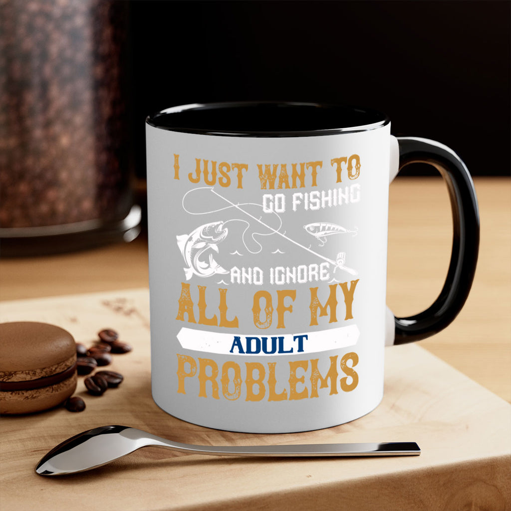 i just want to go fishing 104#- fishing-Mug / Coffee Cup