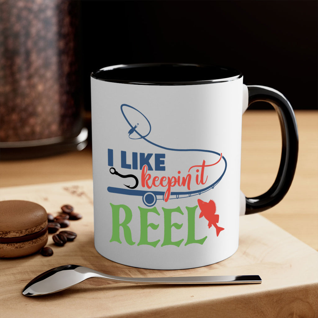 i like keepin it reel 213#- fishing-Mug / Coffee Cup