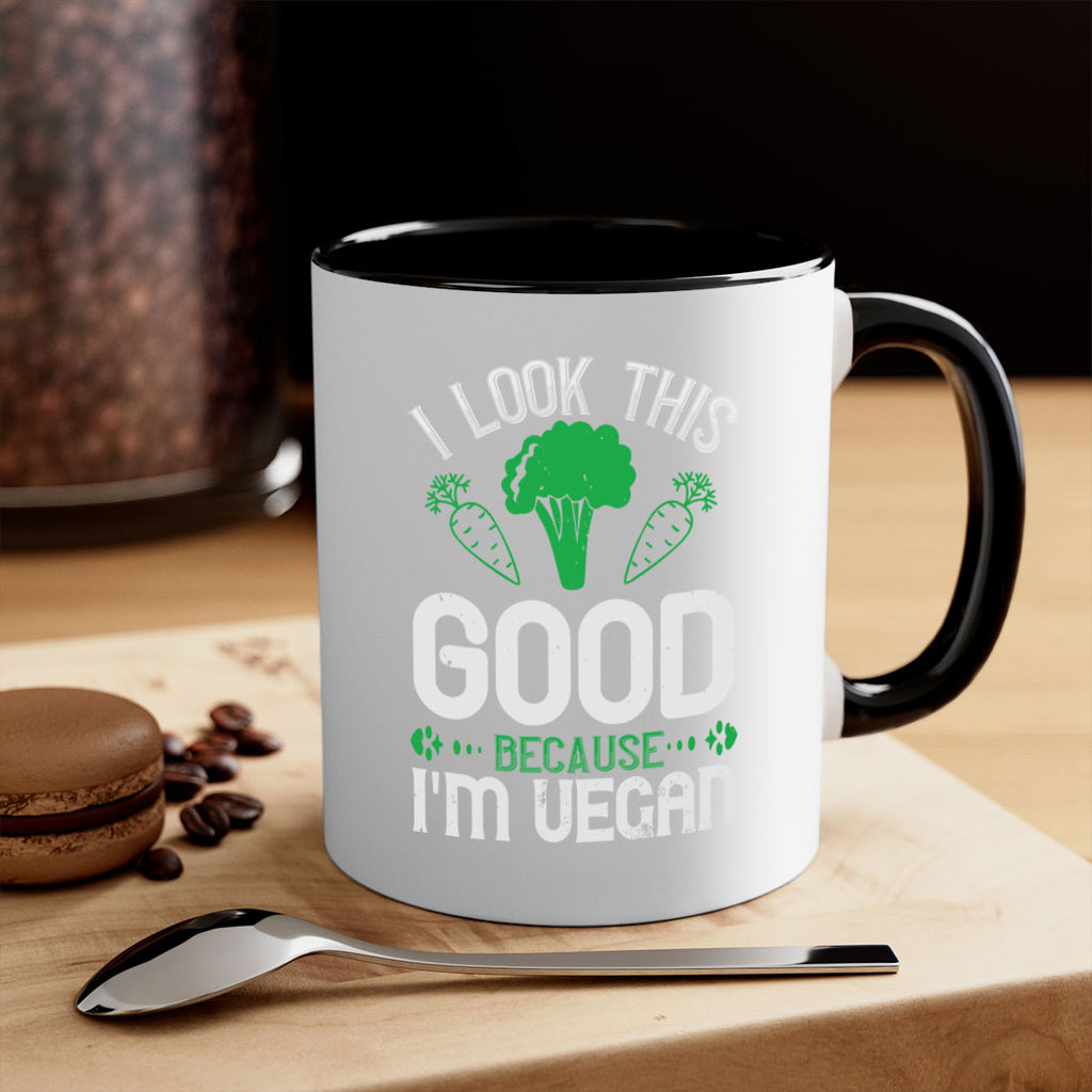 i look this good because im vegan 47#- vegan-Mug / Coffee Cup