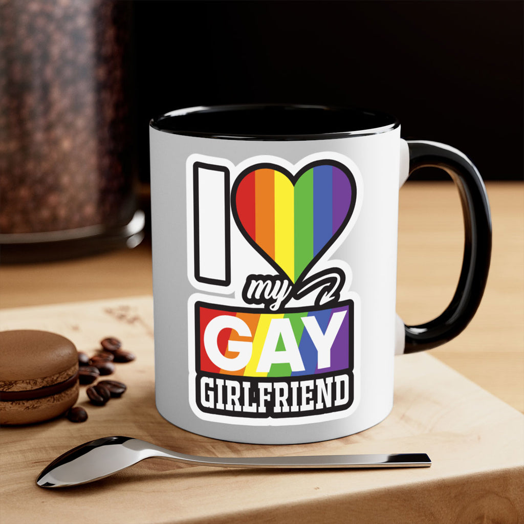 i love my gay girlfriend lgbt 126#- lgbt-Mug / Coffee Cup
