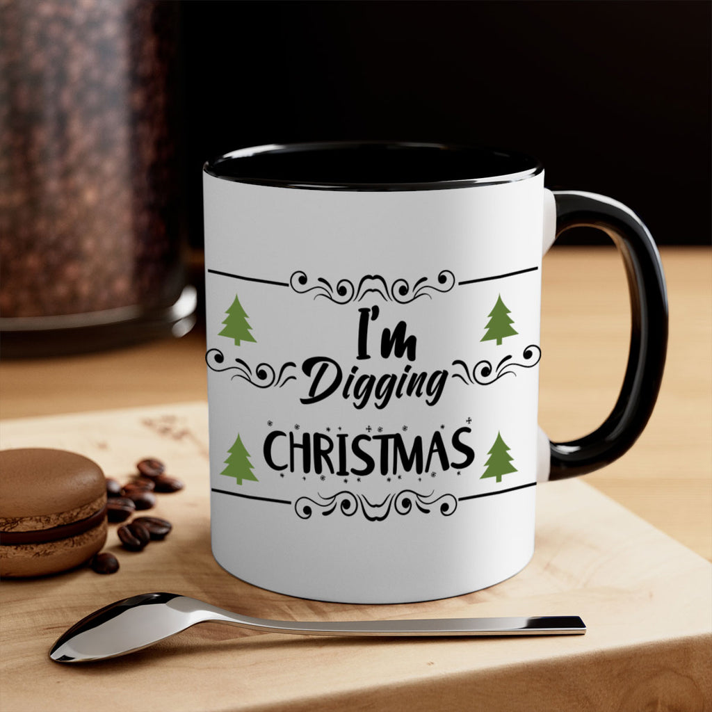 i m digging christmas style 338#- christmas-Mug / Coffee Cup