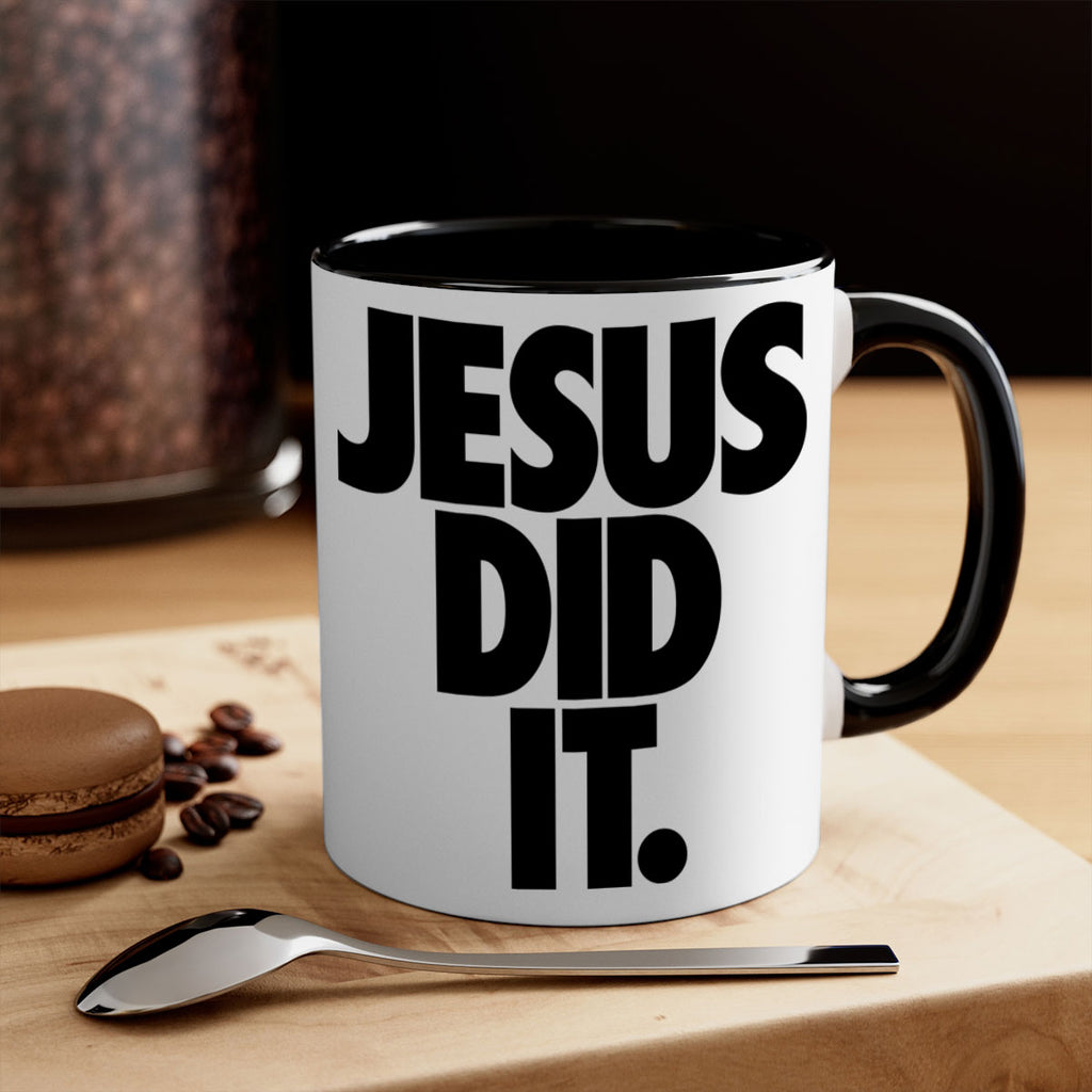 jesus did it 102#- black words - phrases-Mug / Coffee Cup