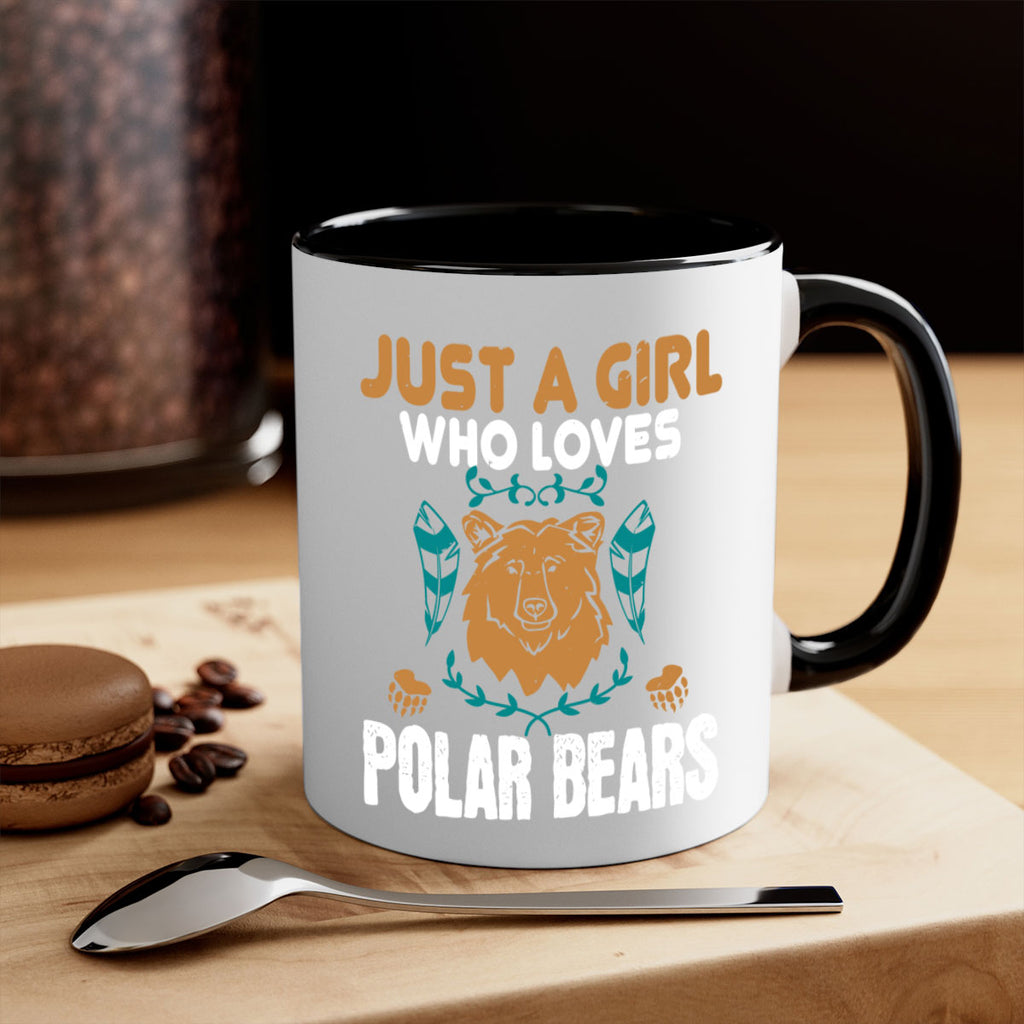 just a girl who loves polar bear 22#- bear-Mug / Coffee Cup