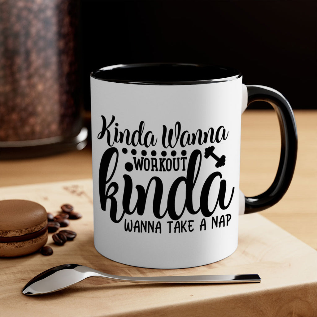 kinda wanna workout kinda wanna take a nap 33#- gym-Mug / Coffee Cup