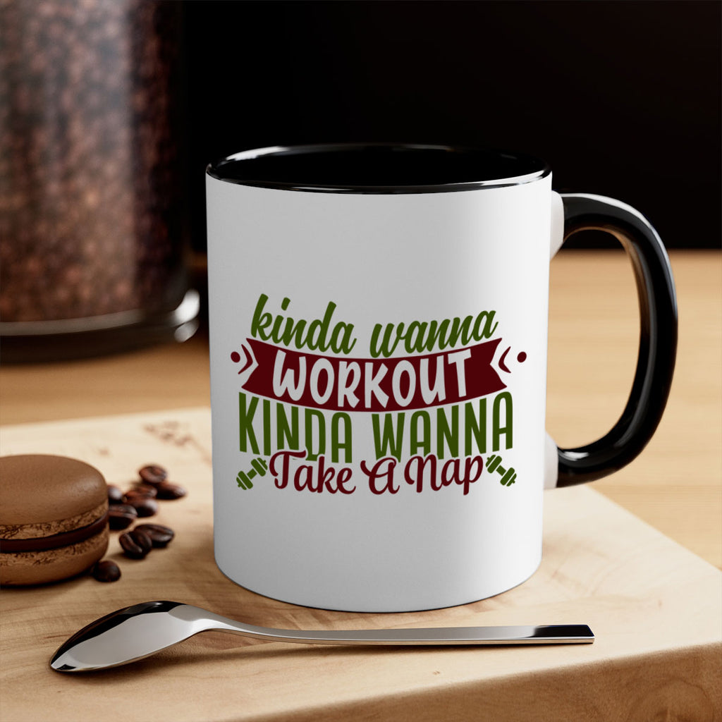 kinda wanna workout kinda wanna take a nap 34#- gym-Mug / Coffee Cup