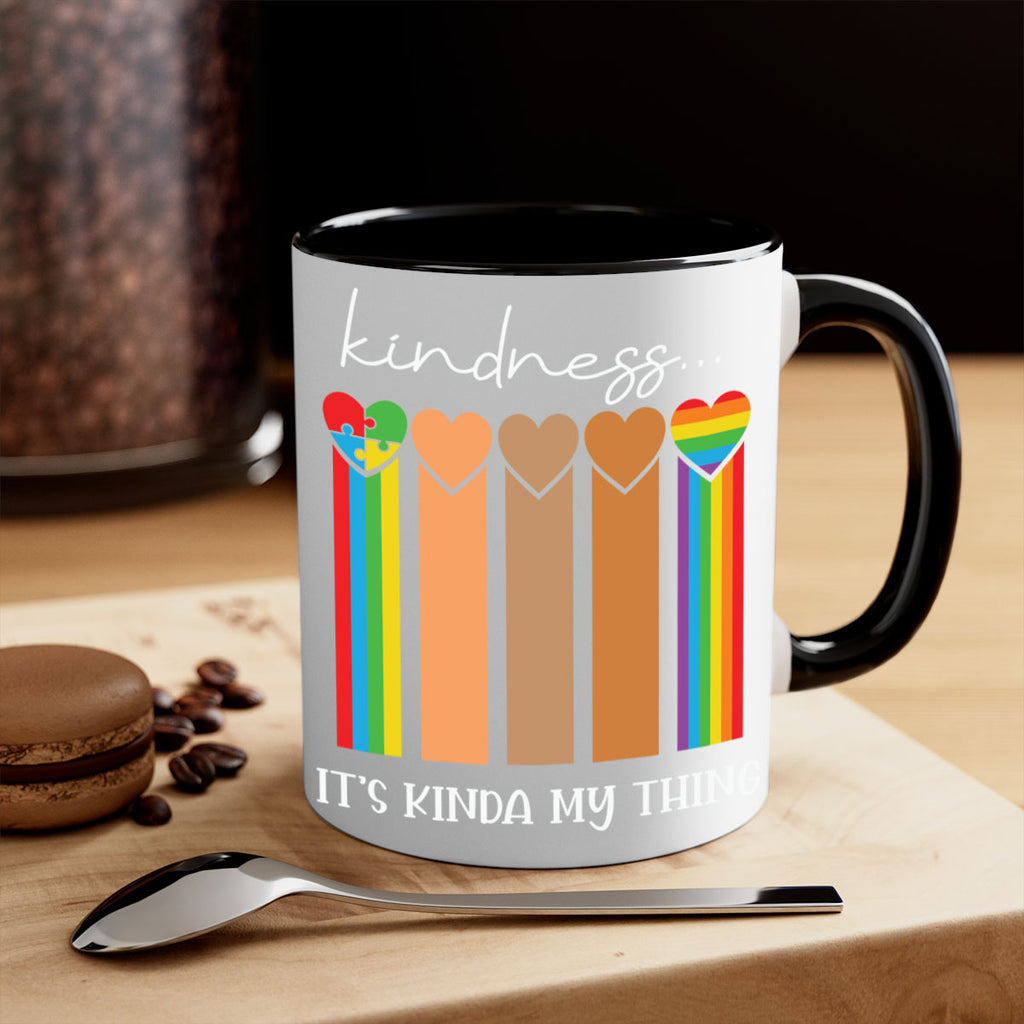 kindness its kinda my thing lgbt 110#- lgbt-Mug / Coffee Cup