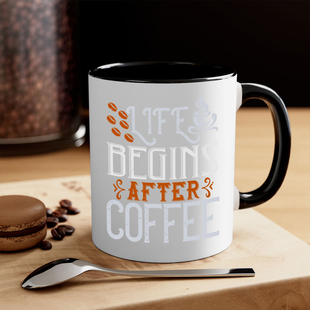 life begins after coffee 239#- coffee-Mug / Coffee Cup
