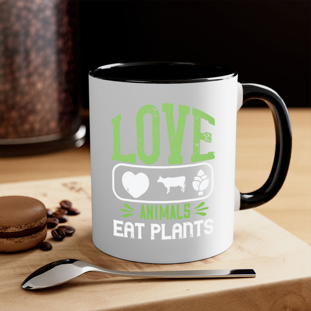 love animals eat plants 33#- vegan-Mug / Coffee Cup