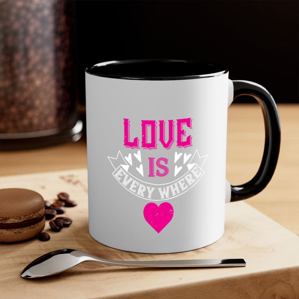 love is every where 44#- valentines day-Mug / Coffee Cup