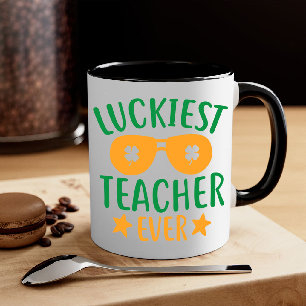 luckiest teacher ever 13#- mardi gras-Mug / Coffee Cup