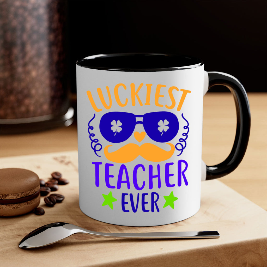 luckiest teacher ever 14#- mardi gras-Mug / Coffee Cup